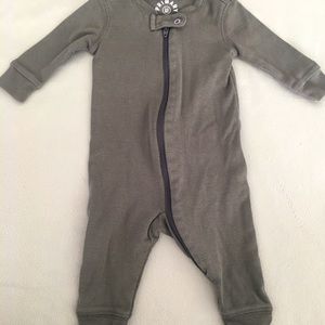 Organic Cotton Zip Romper